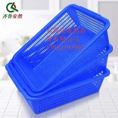 塑料筐 白色 品牌齊魯安然長(zhǎng)402*寬311*高123MM