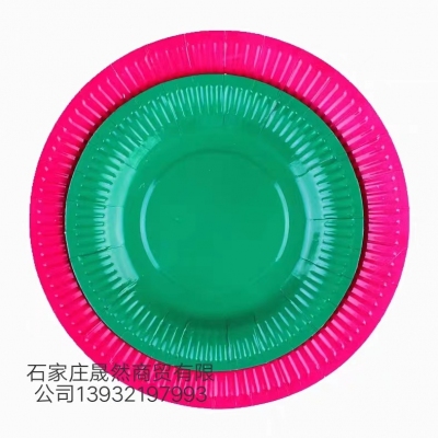 彩色紙盤